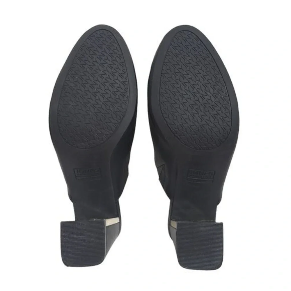Jones New York Women's Signature JNY-‎ Hallena Black High Heel Mules Size 8.5 M - Picture 8 of 16
